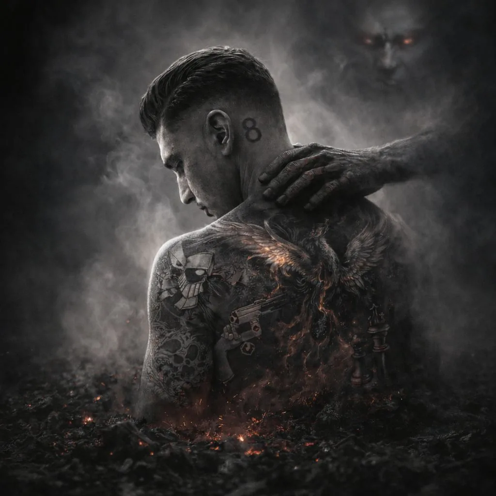 Artwork von Gott sei Dank, hat der Teufel mich gerettet.
